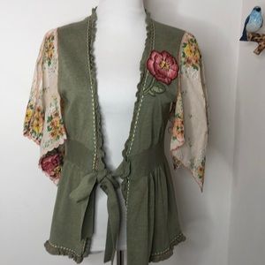 Nanette Lepore summer kimono sleeve cardigan